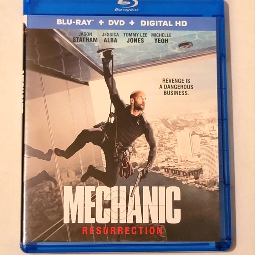 The Mechanic Resurrection on Blu-Ray.